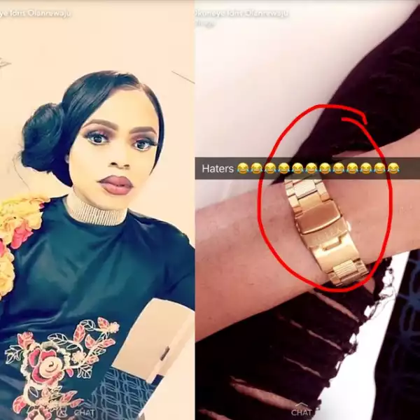 “This is not a Rolex” – Daddy Freeze tells Bobrisky his watch is fake.